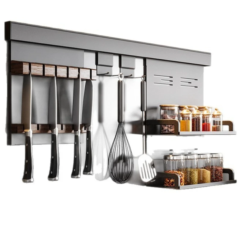 

Aluminum alloy kitchen wall hanging rack chopstick spoon