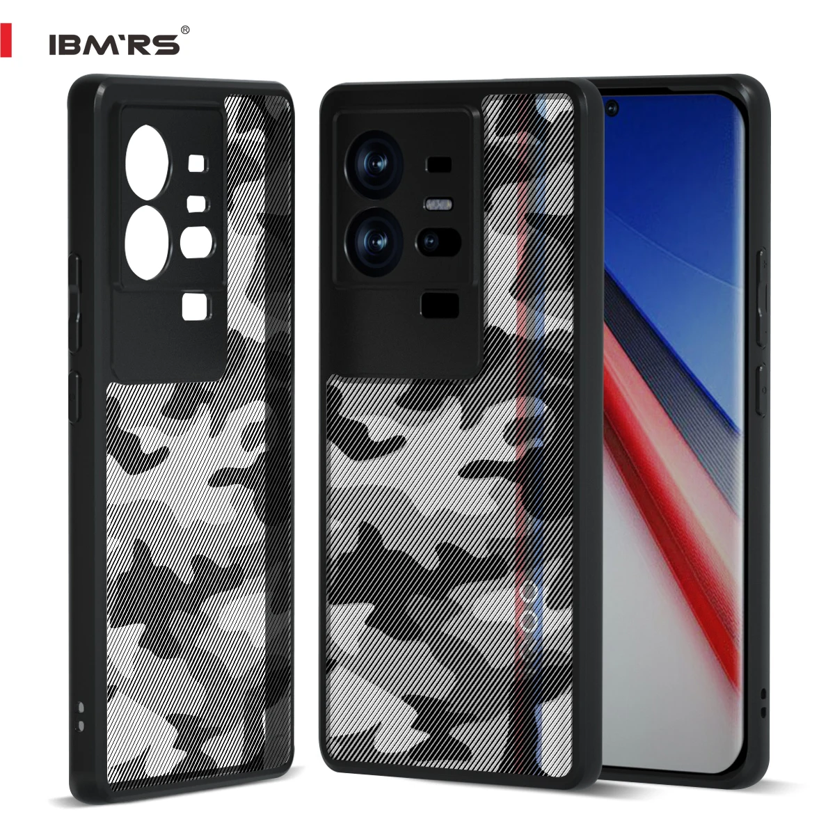 

Transparent Camo Phone Cover, Compatible with Vivo iQOO 11 Pro Case, Prevents Accidental Drops, Non-Slip, Anti-Yellowing