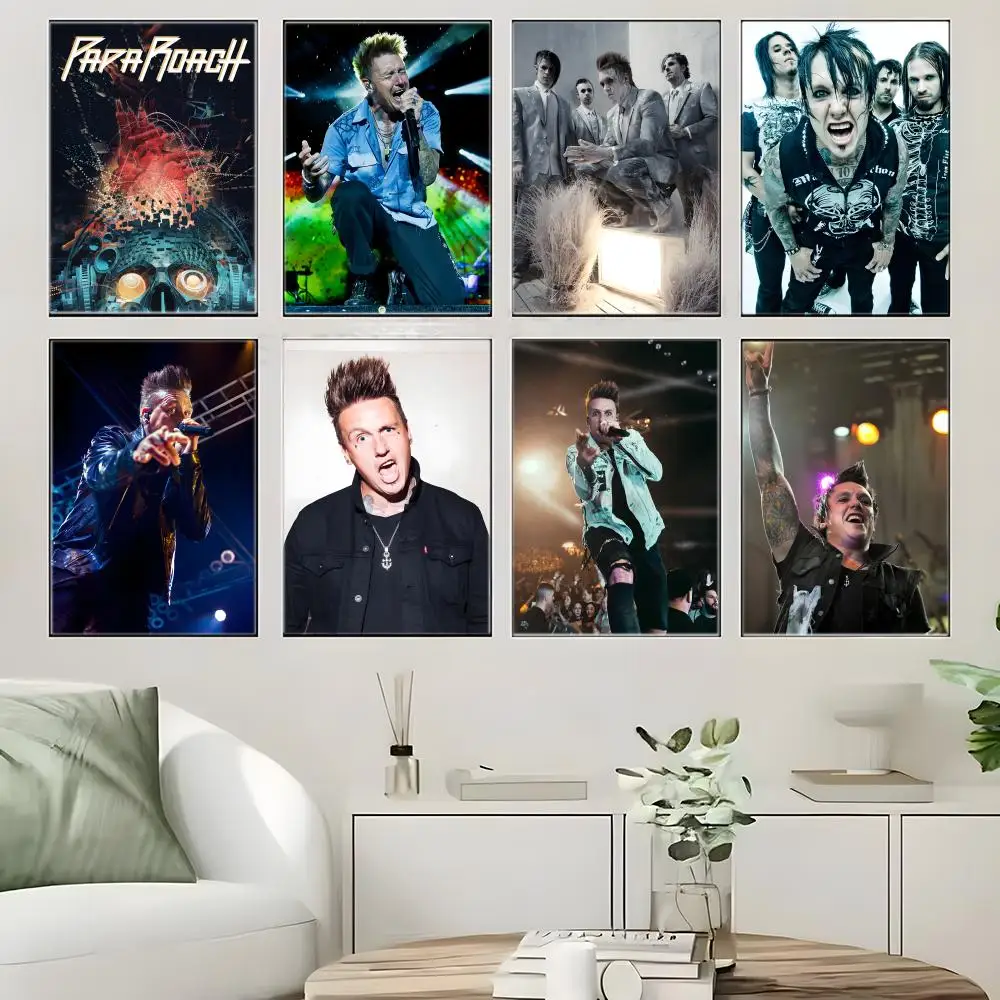 Rap Metal P-Papa Roach Poster Crease Free Waterproof Durable All Space Wall Decor