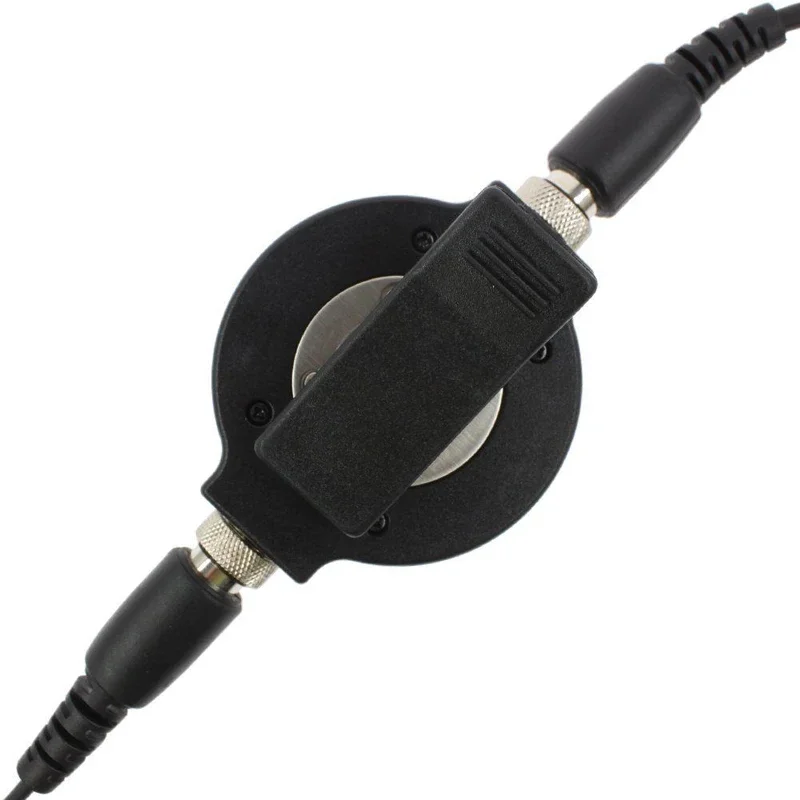 RapDuty 2 Pin DulThroat Mic Big PTT Oreillette Casque pour BaoFeng UV-5R UV-5X UV-82 TYT TH-UV8000D Retevis H777 Radio