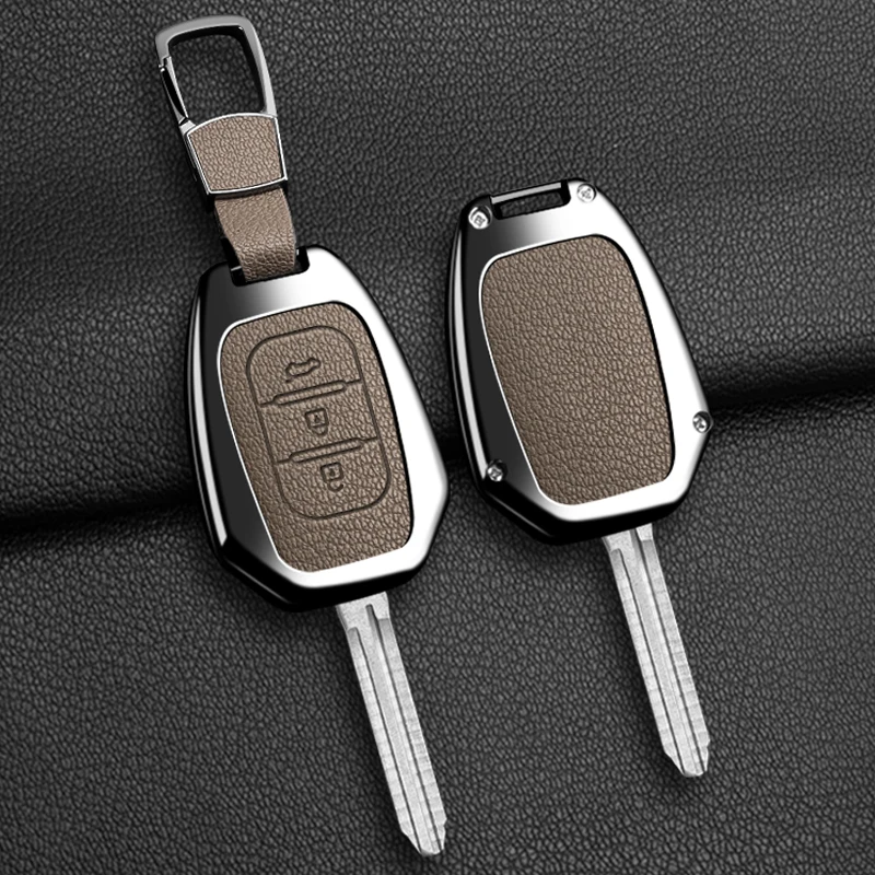 

2/3 Button Zinc Alloy Shell Car Key Cover Case for Renault Kwid Traffic Symbol for Dacia Sandero Logan Duster 2016 2017 2018