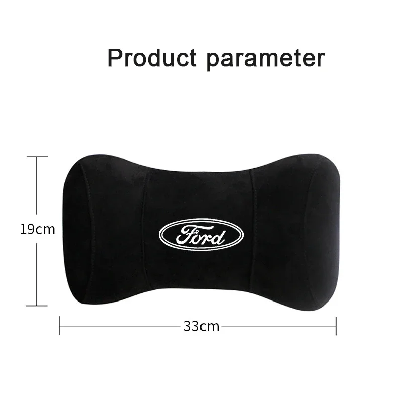 For Ford F150 Transit Fiesta Explorer Galaxy Ranger Mondeo Mk3 Edge Raptor Car Seat Headrest Pad Protector Neck Pillow Support