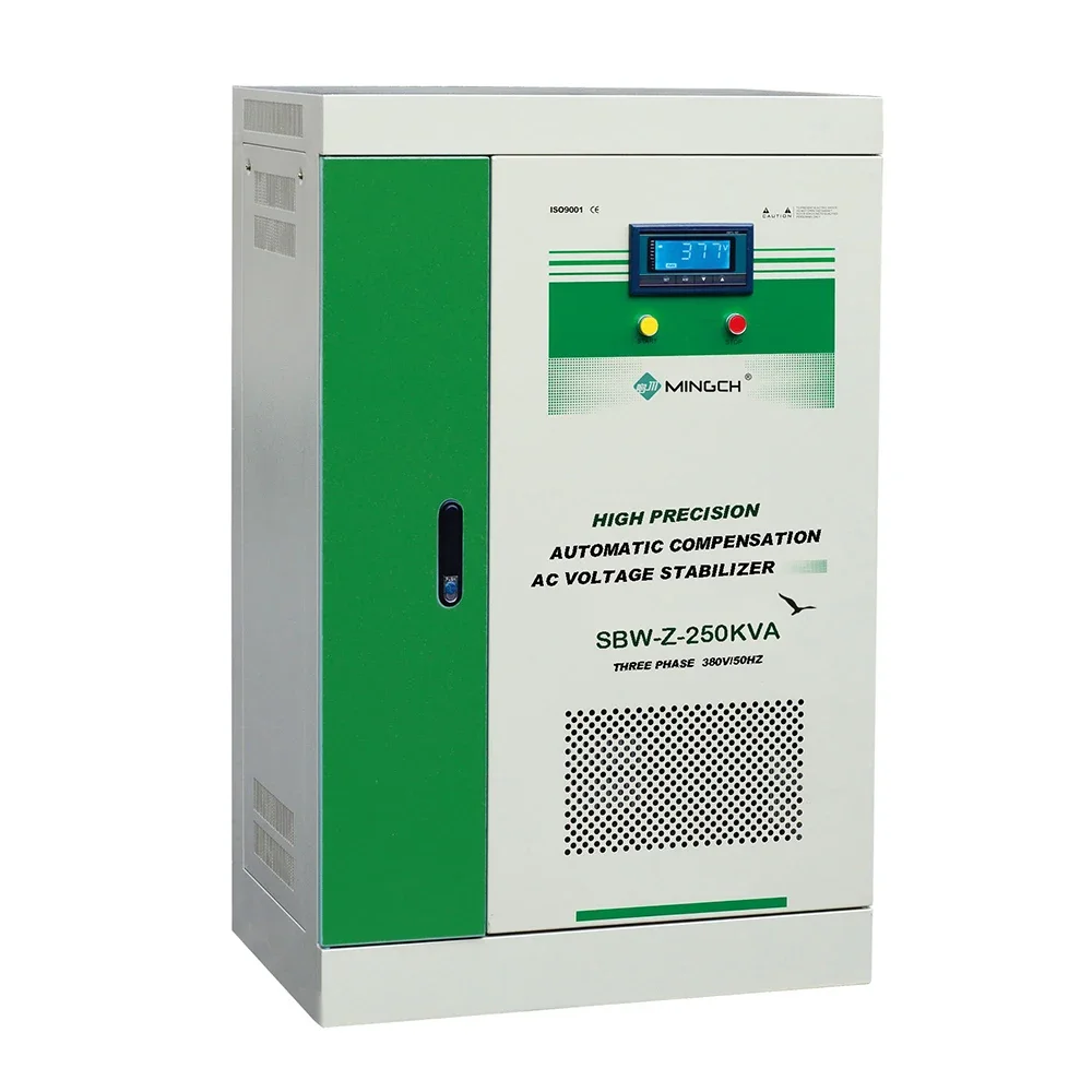 MINGCH 250Kva Sbw  Three Phase Automatic Voltage Stilizer 3 Phase 380V 480 Volt 250 KVA Regulator