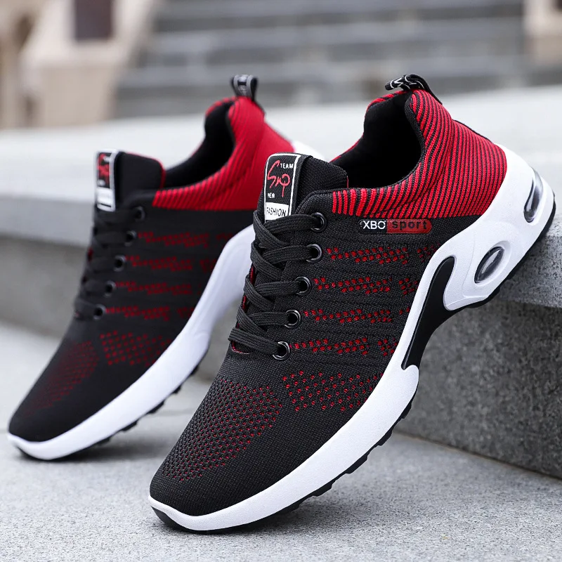 Running Shoes Breathable Shoes for Men Cushion Men Sneakers Lightweight Mesh  Anti-slip Wear-able Designer Tennis Men Shoes