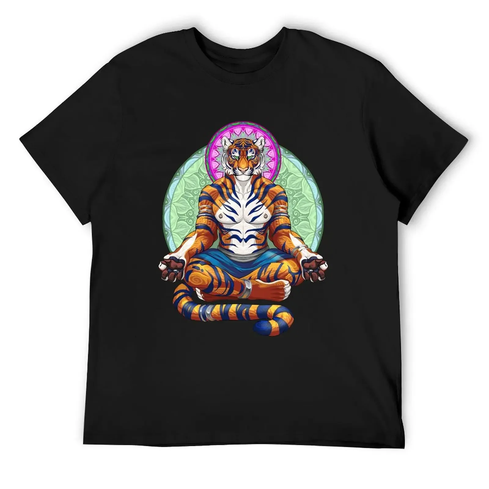 

Meditations I Tiger Man T-Shirt Aesthetic clothing luxury t-shirt funny shirt cotton compression shirt men