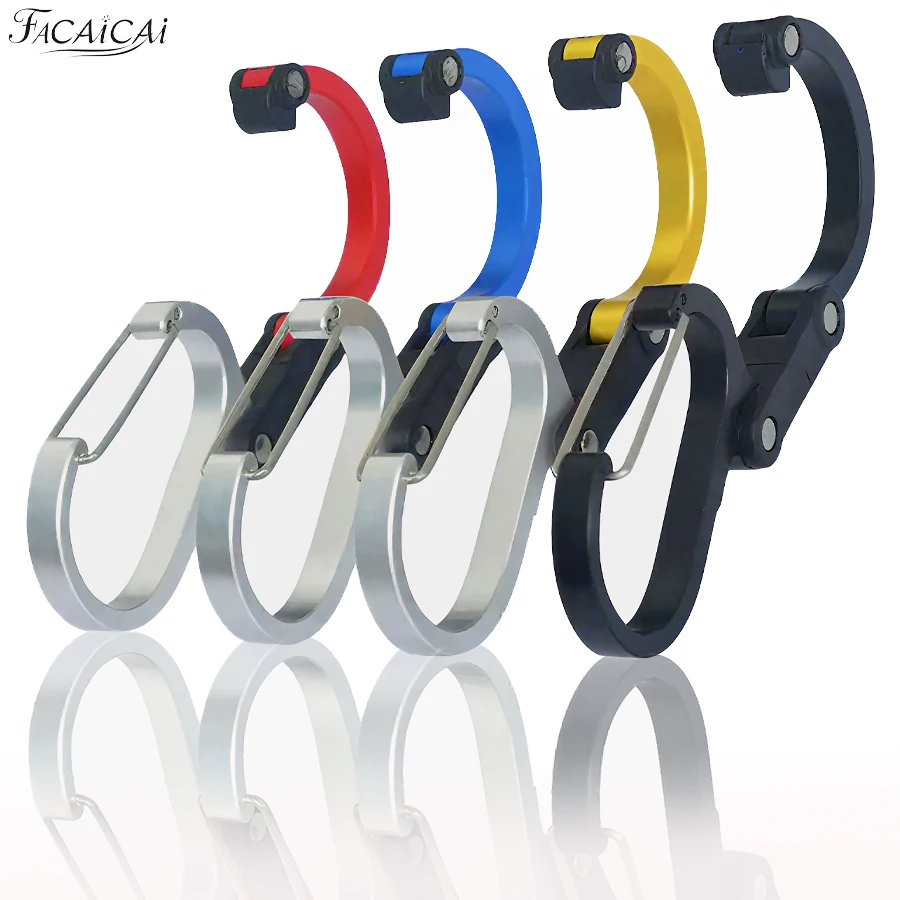 

Multifunctional Hybrid Gear Clip - Carabiner,360 Degree Swivel Hook,Strong Buckle,Buckle for Camping Hiking Backpack Outdoor