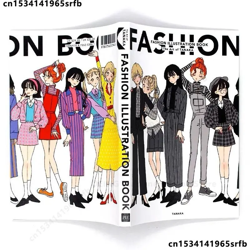 

English Version Japan Illustrator Fashion Illustration Book Illustrated Collection Of Japanese Fashion Clothing Album Art Book