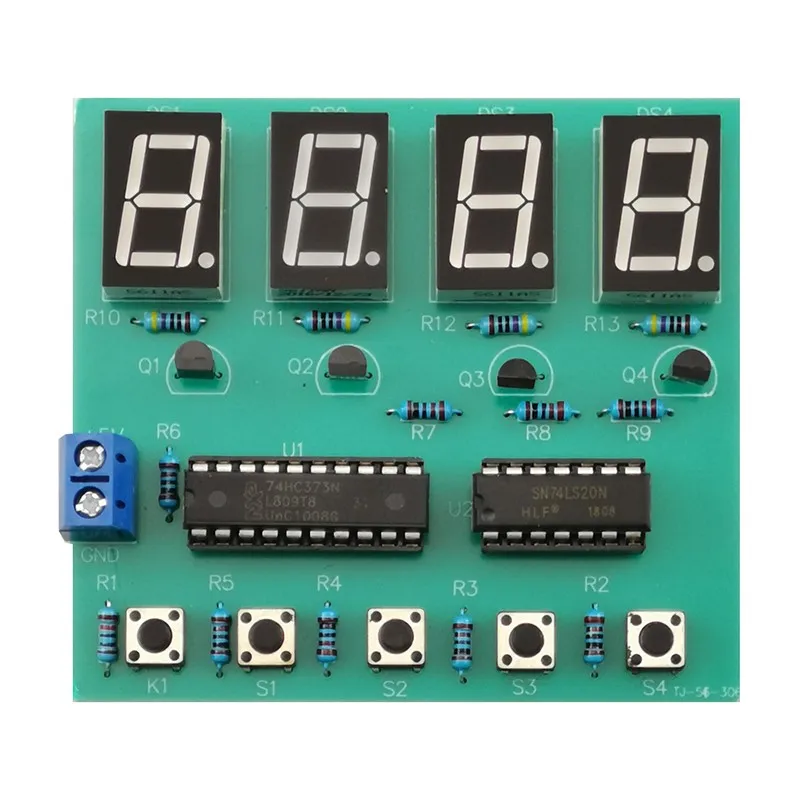 Tristate Gate Four Person Answering Machine Kit Digital Circuit Electronic DIY Welding Parts