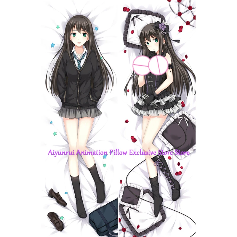 Anime Pillow Cover Dakimakura Shibuya Rin Double-Sided Print Life-Size Body Pillows Cover Adult Case Bedding Gifts