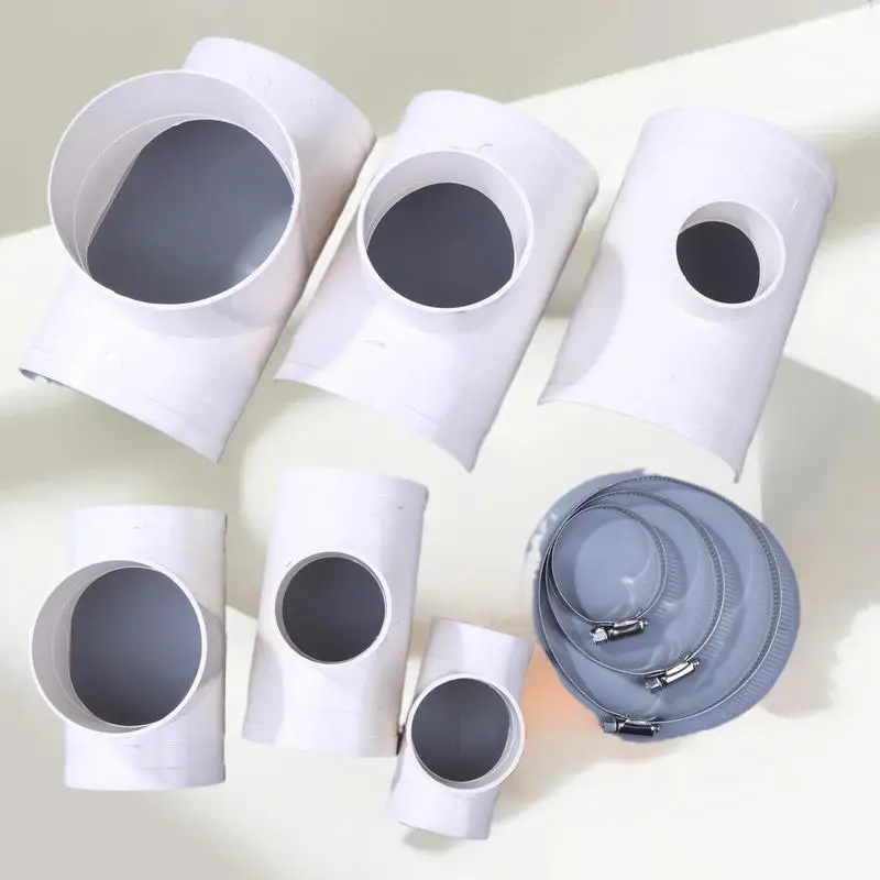 

High Quality Open Tee Drain Pipe Connector; PVC Pipe Joint Repair Patch for Home Plumbing