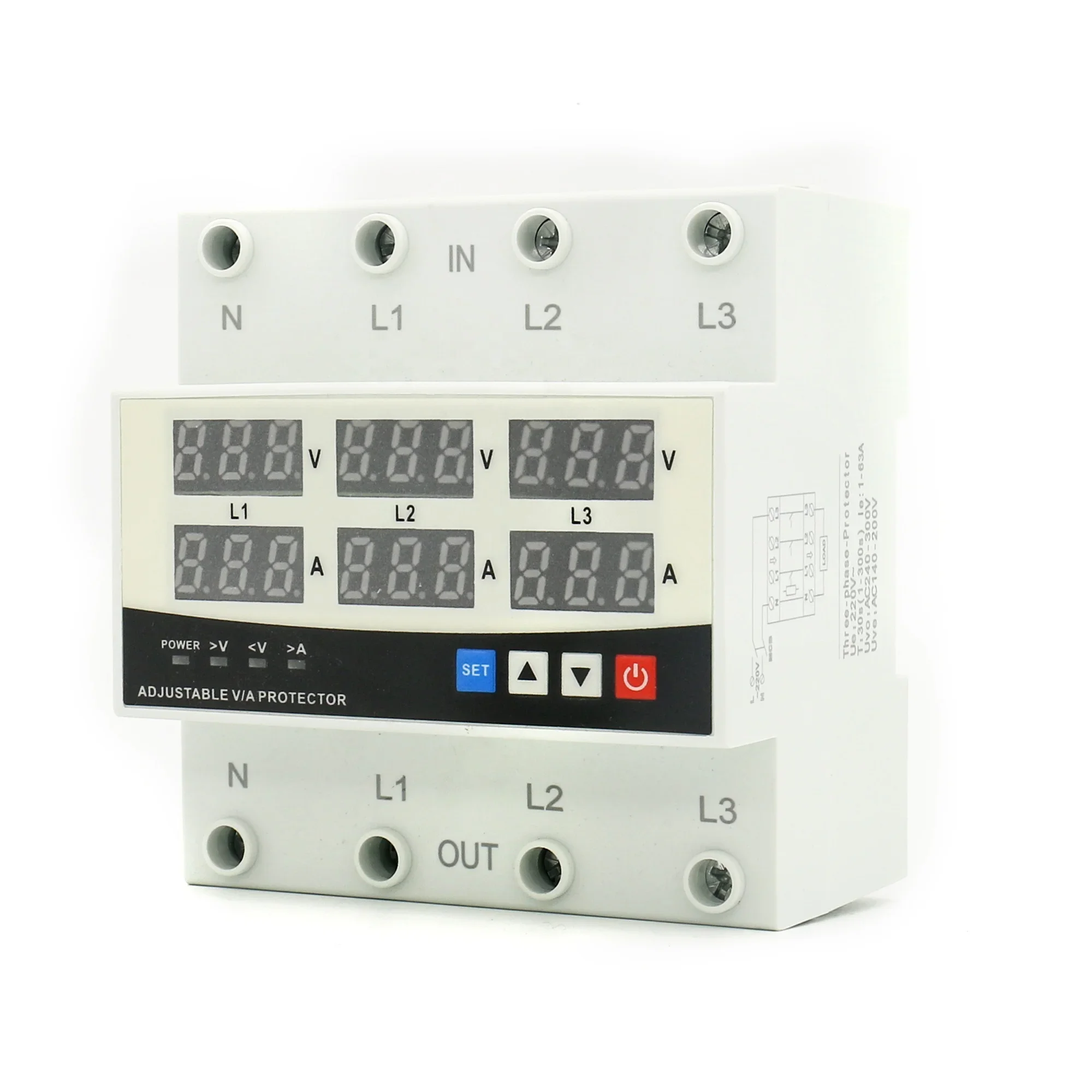 Hot Sale Direct Sales From Manufacturers LYAP-A6 Self-reseting Over Under Voltage Protector 220V Estabilizador De Voltaje