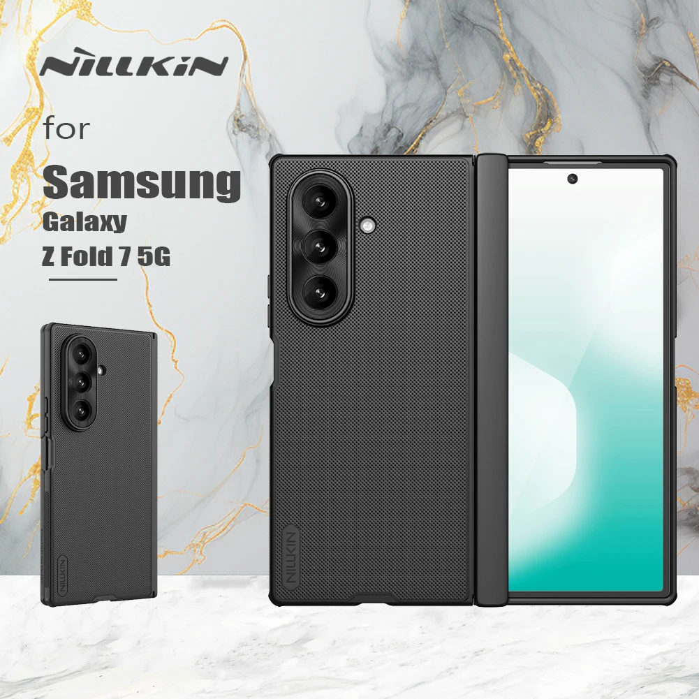 

Nillkin For Samsung Galaxy Z Fold 7 5G Case Super Frosted Shield Fold Anti-Fingerprint Hard PC Matte 360 Full Cover Protection