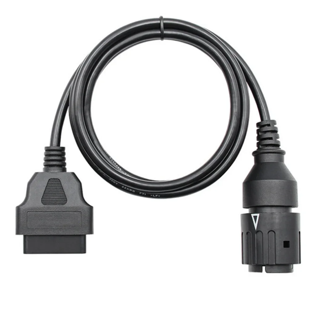 10 Pin To 16 Pin OBD2 Connector Diagnostic Adapter Cable For BMW Motorcycles Compatible With And OBDLink Series