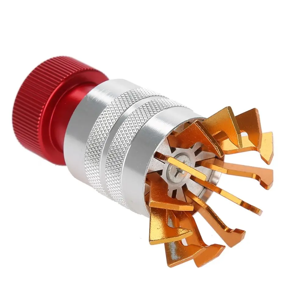 เครื่องมือซ่อมนาฬิกาสีน้ำเงินแบบแม่นยำ ดีไซน์หลายขาแบบสีแดง เครื่องมือถอดกระจกนาฬิกาแบบมืออาชีพ เครื่องมือซ่อมนาฬิกา DIY