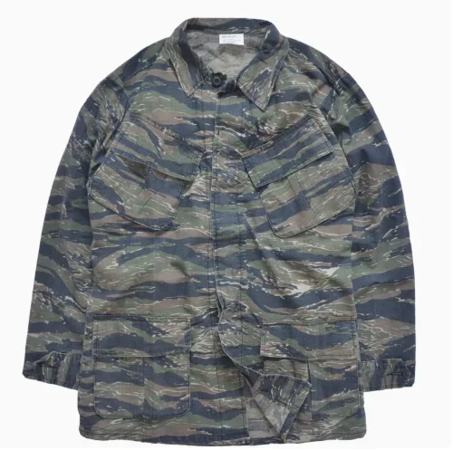 American Retro Style Third-generation Vietnam War Training Suit tropical TCU Combat Top