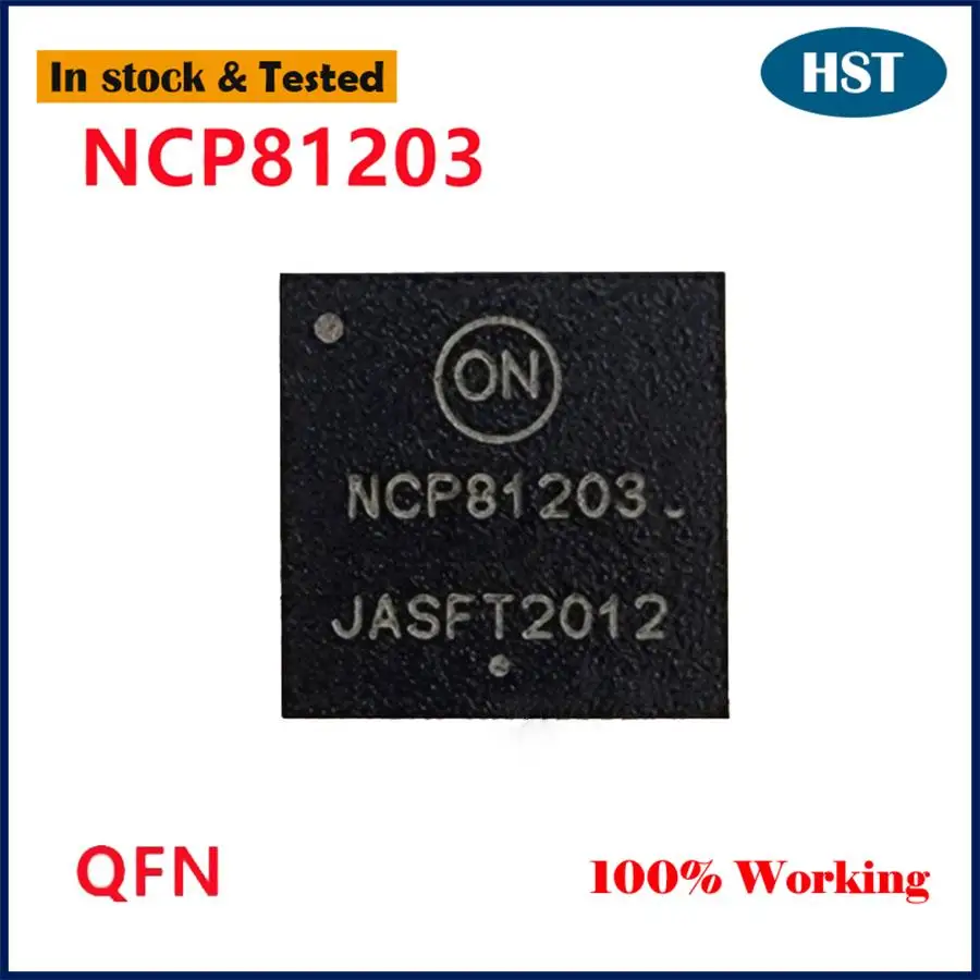 5 Stks/partij Originele Nieuwe Ncp81203pmntxg Ncp 81203P Ncp81203mntxg Ncp81203 Qfn Ic Chip