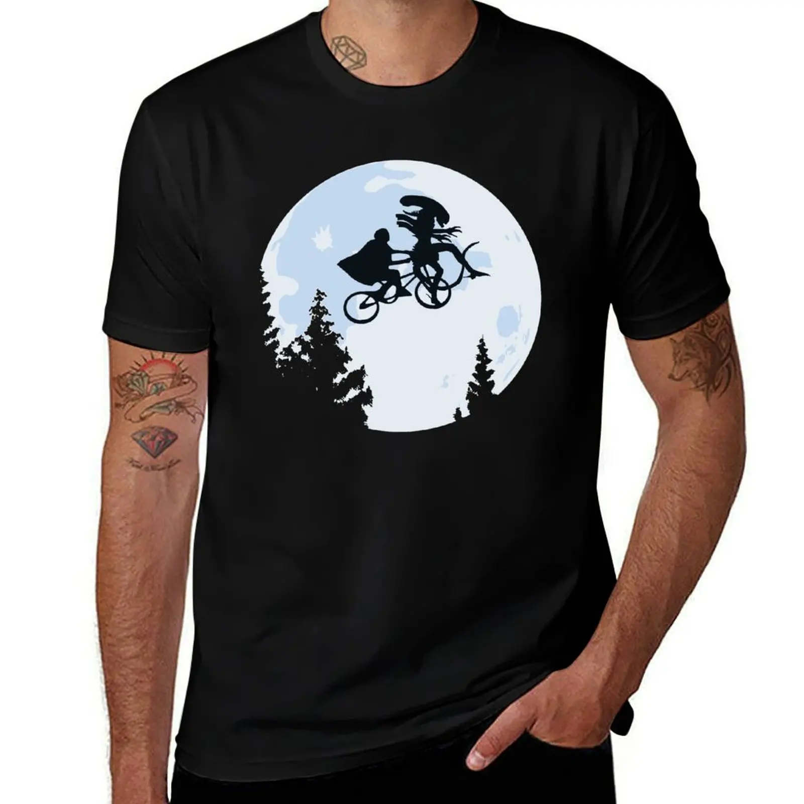 Xenomorph E.T. T-Shirt Outdoor Sports Lightweight Tee T-Shirt
