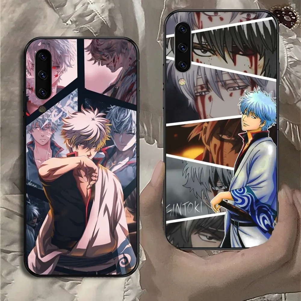 Sakata Kintoki Mobile Cell Phone Case for Samsung Note 9 10 20 Plus Pro Ultra J6 J5 J7 J8 Black Soft Phone Cover Funda