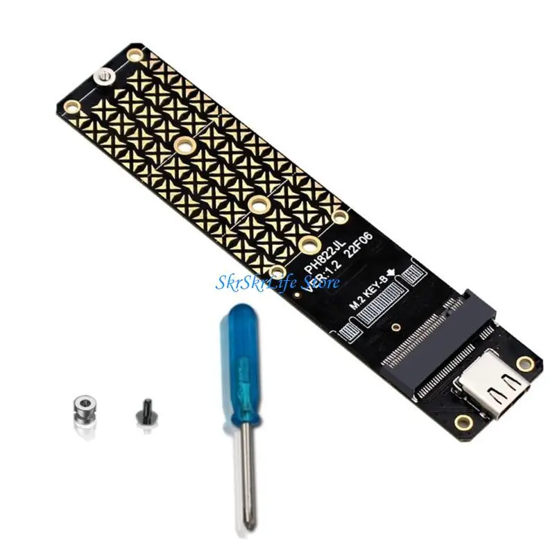 E65E M.2 USB 3.2 Adapter M.2 B Type C Hard Drive Converters 10Gbps M.2 Board