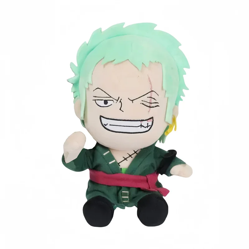 Classic Anime Character 25cm Zoro One Piece Luffy Multiple Style Chopper Doll Plush Cartoon Toy Children Holiday Gift Home Decor