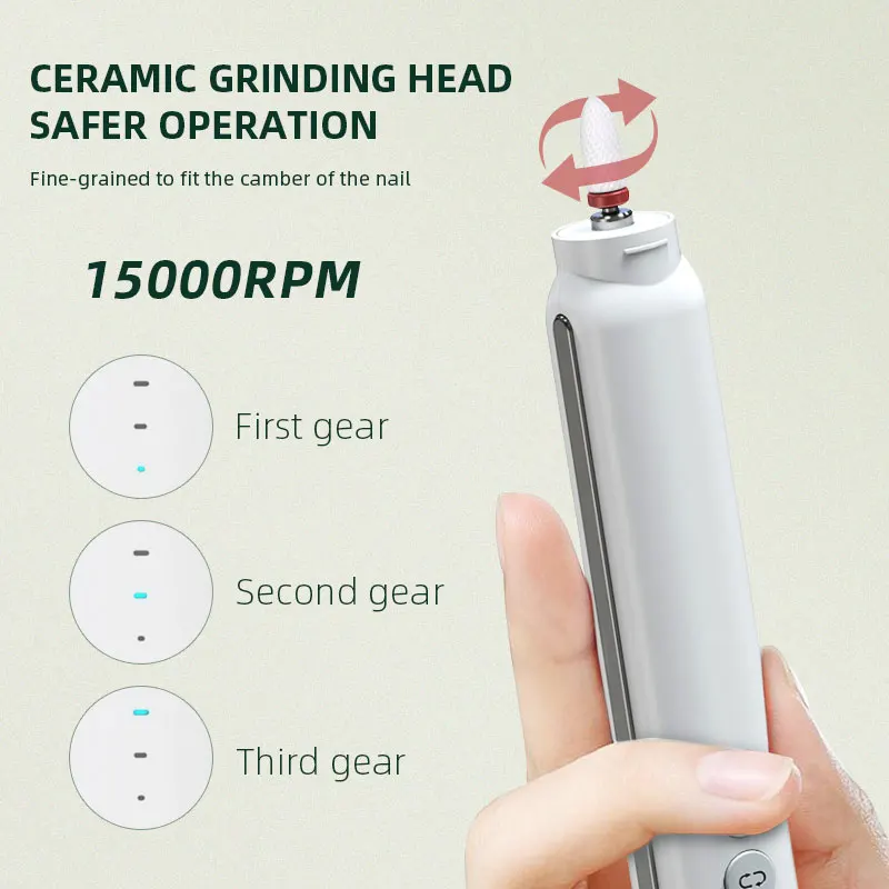 Nail Sander Set Professionals Manicure Machine With Automatic Fill Light LED Electric Nail Drill For Hand And Foot Care Tools