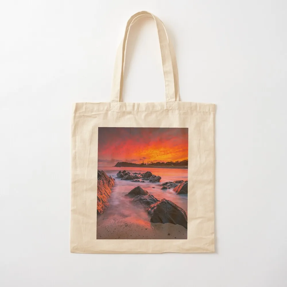 

Sunrise at Pebbly Beach in Forster NSW, Australia Tote Bag Cloth bag Cloth bags shopping bag Canvas Tote