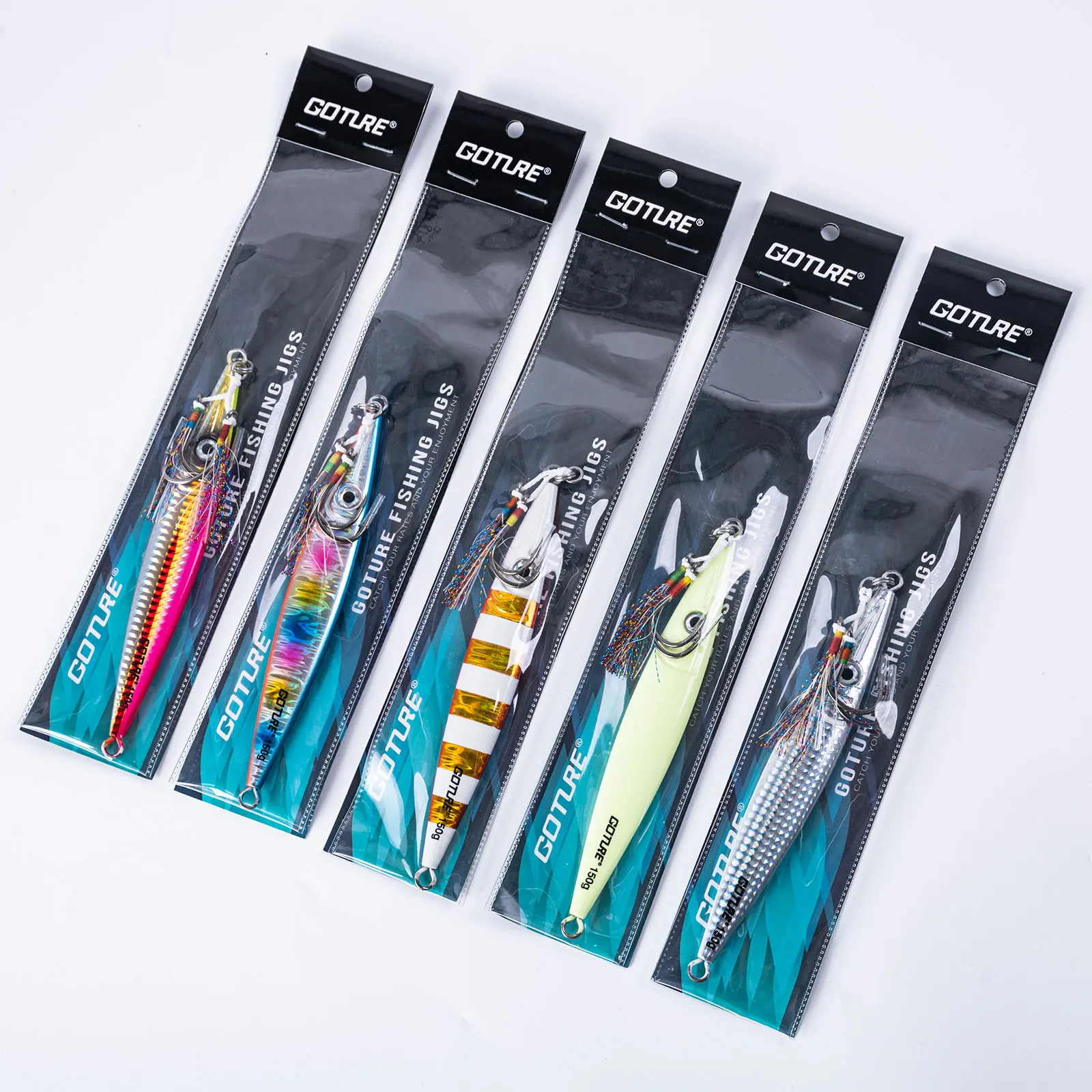 

Приманка Goture для джиггинга и кастинга, быстро тонущая, светящаяся, 80г, 100г, 150г, 200г, 300г, для морской рыбалки, троллинговая, с двойным крючком-ассистом