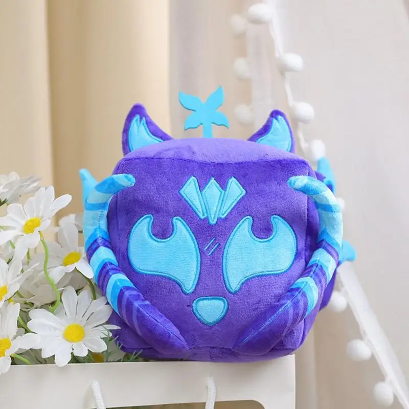 Blox Fruits Anime Game Plush Toy Fruit Leopard Pattern Box Plushies Toy 15cm Soft Stuffed Fruits Toy Christmas Gift For Kids