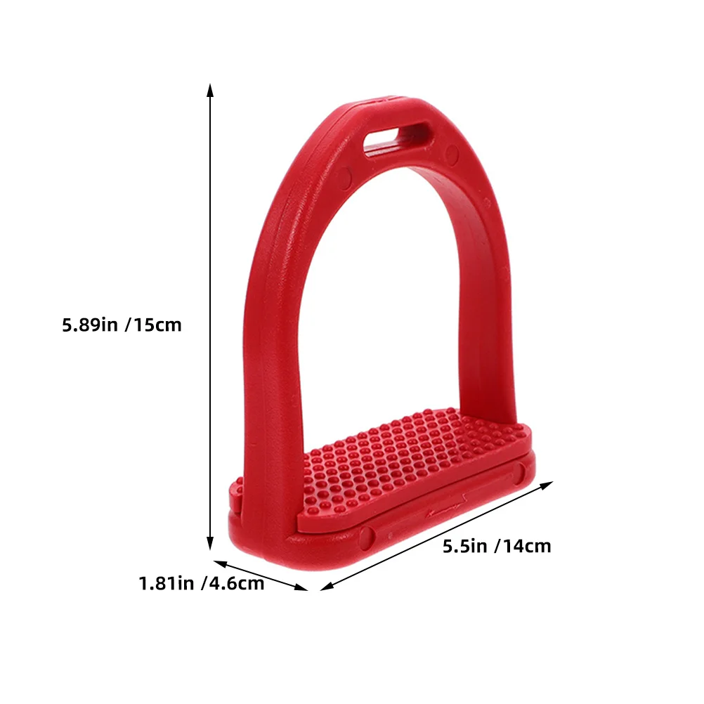 1 paio di staffe di sicurezza per equitazione, design elegante, impugnatura affidabile per accessori per staffe da sella per trail inglese
