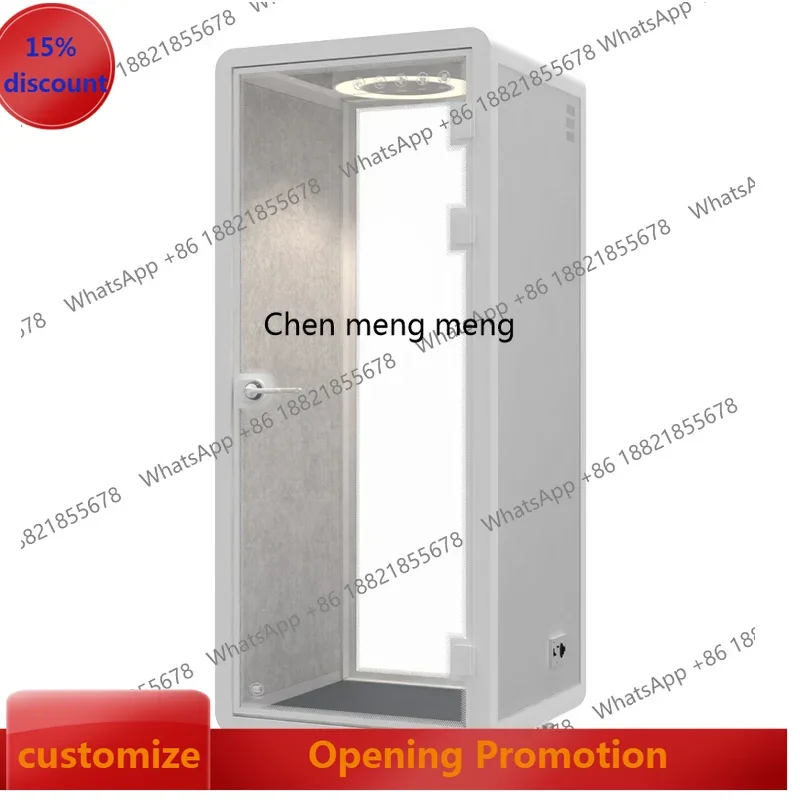 

ss7486 Removable Home Soundproof Room Indoor Mute Cabin Live Training Conference Room Telephone Booth