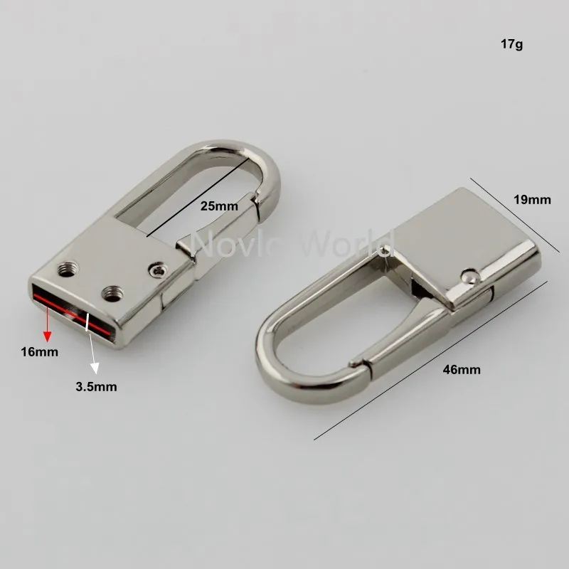 5-20-100pieces 5 colors 46*19mm metal spring ring keyless lock spring ring backpack connection buckles diy hardware accessories