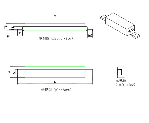 500 PCS/reel  7.5mm SMT jumper Conductor for household appliance PCB automical pick & place