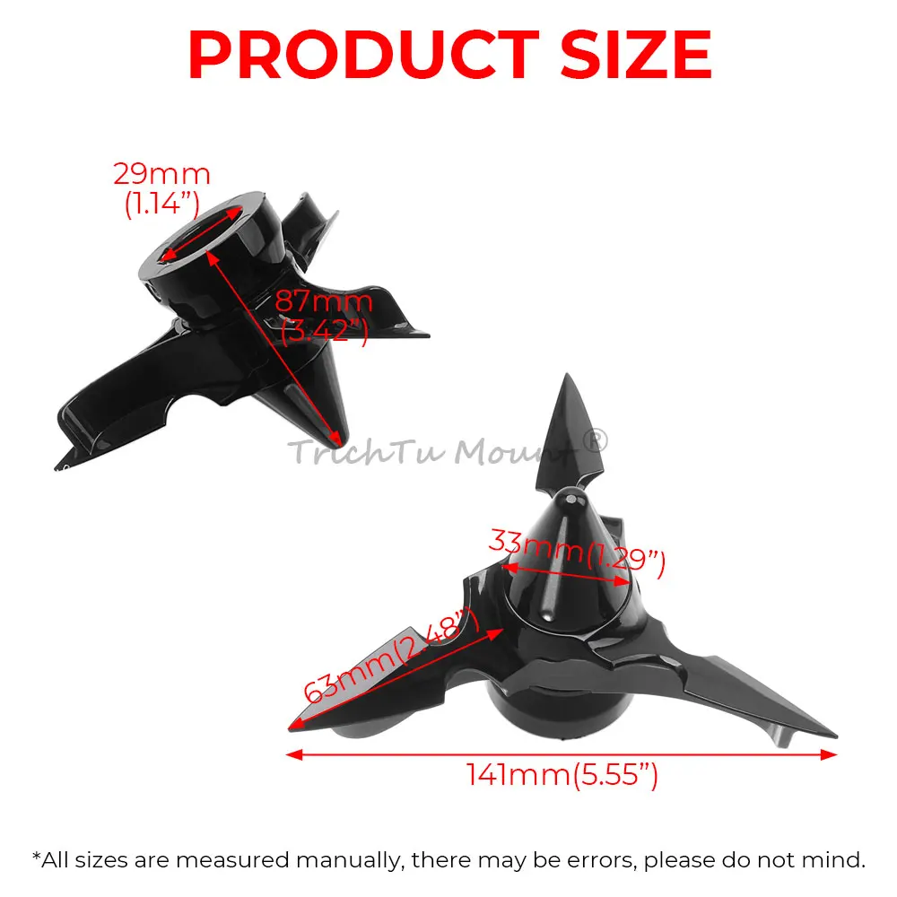 1 Pair Black Spinning Blade Front Axle Nut Caps Covers for Harley Sportster Dyna Softail Touring V-Rod Trike Street 1984-2025