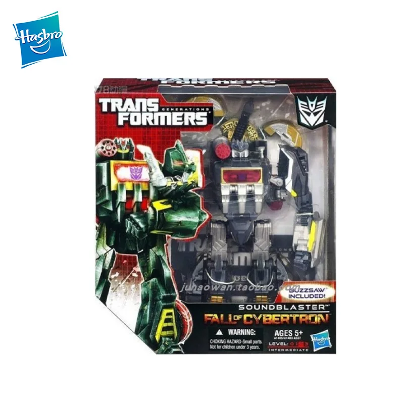 

In Stock Original Hasbro Transformers 4.0 FOC IDW Voyager Soundblaster Anime Figure Action Figures Model Toys