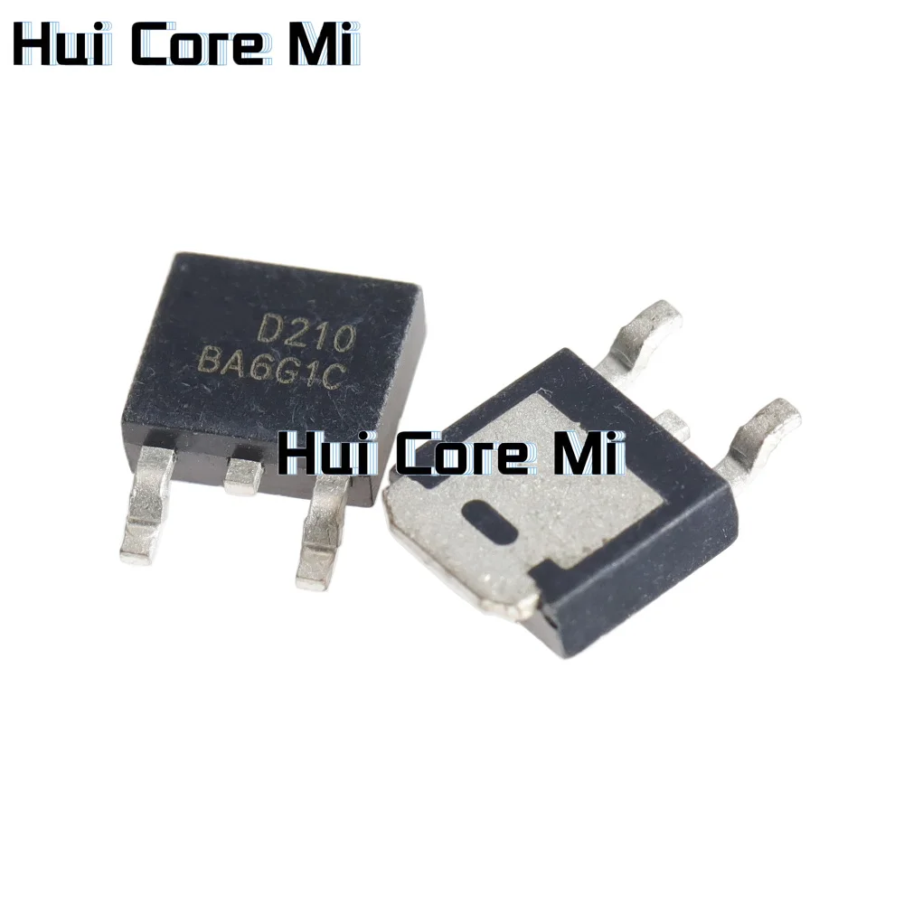 N-Channel Efeito de campo MOS Transistor, Montagem em superfície, AOD210, 70A, 30V, TO252, D210, Chip D21O