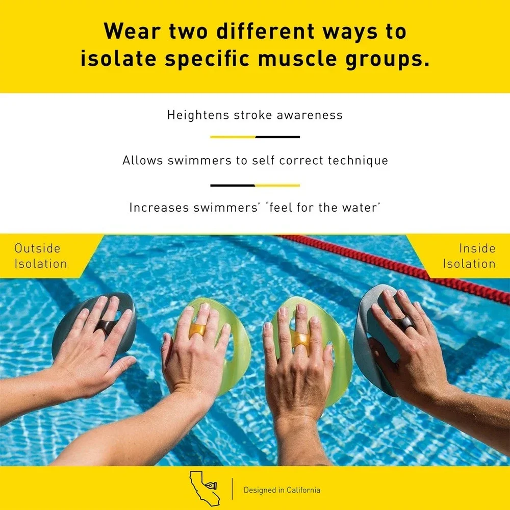 Schwimmpaddel, ergonomisches Schwimmpaddel, professionelles Ruderübungsgerät, korrigierendes Schwimmtrainingspaddel – Detail 11