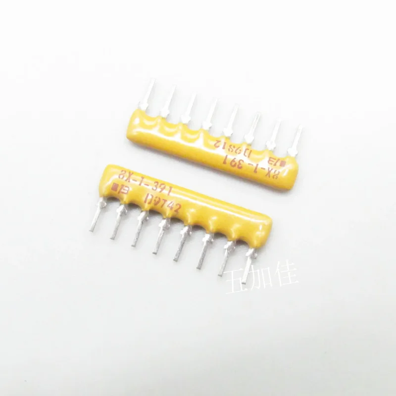 10-100pcs 390R 4608X-101-391 2% 8-pin SIP-8 imported original plug-in block 8X-1-391