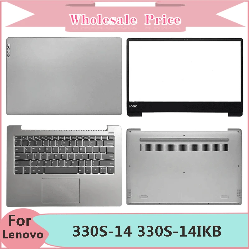 

NEW For Ideapad 330S-14 330S-14IKB 330S-14AST Laptop LCD Back Cover Front Bezel Upper Palmrest Bottom Case Keyboard Hinge