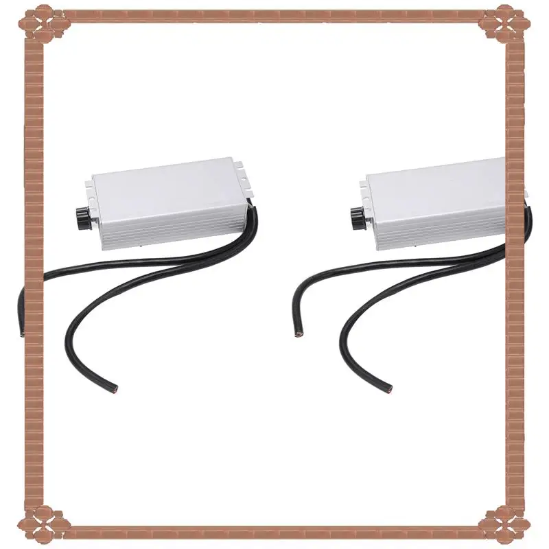 

24-Hour Delivery 2X Motor Speed Controller, 2.2KW 3 Phase Aluminum Alloy 380V Variable Electronic Speed Regulator