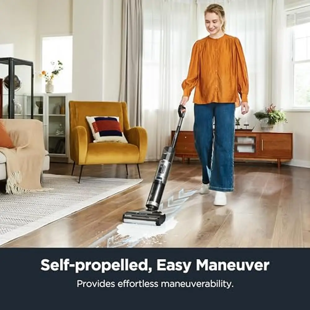 Wet Dry Vacuum Cleaner Cordless Self Cleaning Combo Pet Hair RapidWash NEW430BL Effortless 15,000Pa 3 Modes Advanced LED ECO