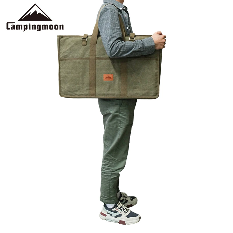 

Cheap Table Bag Camping Storage Canvas Bag Portable Canvas Table Bag Multifunctional Outdoor Camping Storage Canvas Bag