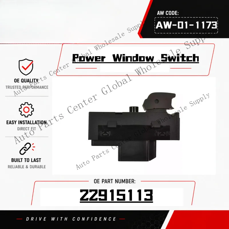 L+ Power Window Switch For 2011-2016 Buick 20987819 20998213 22915113
