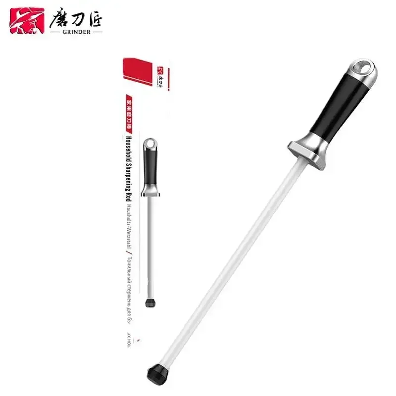 Taidea 12 Inch Professional Kitchen Tools Ceramic Stick Rod Butcher Knife Sharpener