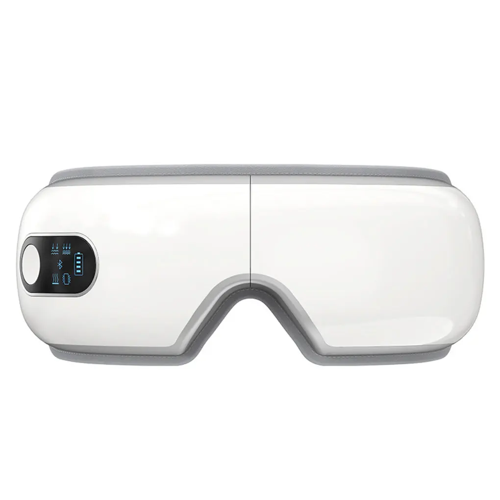 Eye Massager Smart Heated Vibration Eye Care Instrument Hot Compress Bluetooth Eye Massage Glasses Fatigue Pouch Wrinkle