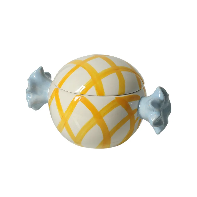 

ins style creative candy snacks ceramic jars living room coffee table bar fun ornaments