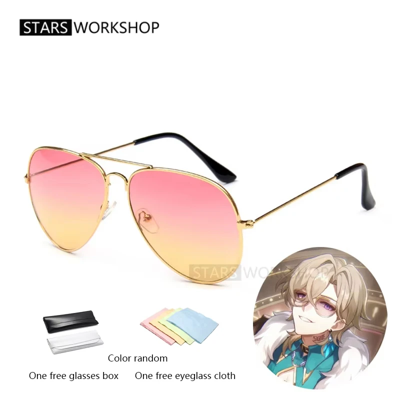 En Stock jeu Honkai Star Rail Aventurine Cosplay lunettes adulte Halloween carnaval fête jeu de rôle lunettes accessoires