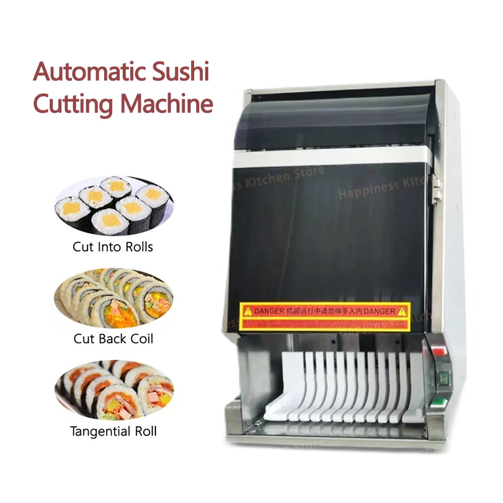 

Commercial Electric Sushi Cutting Machine Sushi Rolling Cutter Automatic Slicer Kitchen Professional Food Processor