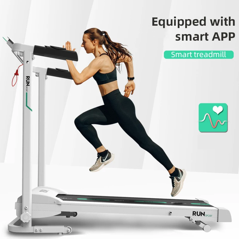 Indoor Foldable Treadmill Fitness Training Electric Treadmills Folding Walking Treadmill