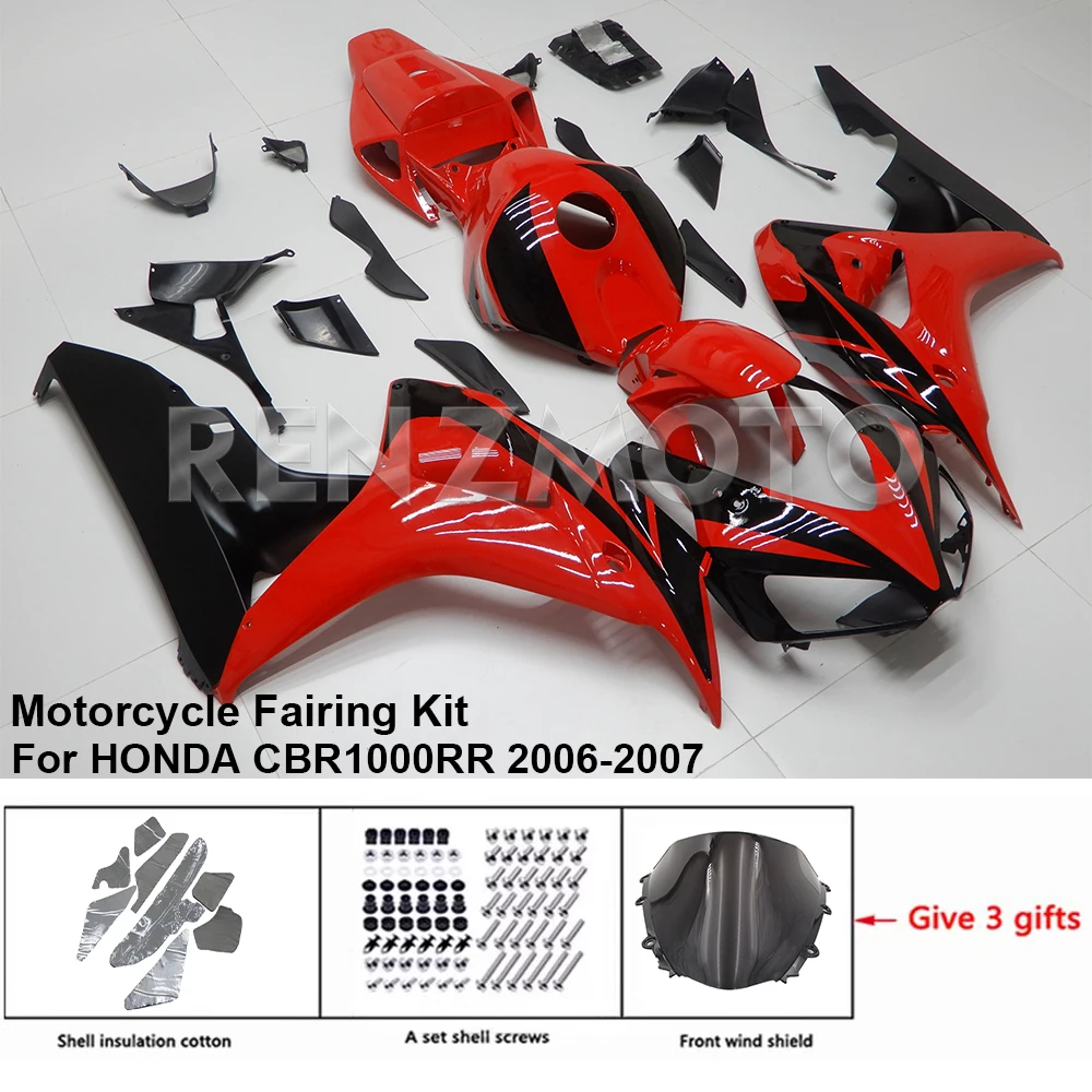 

H1007-101a Motorcycle Fairing Set Body Kit Plastic For HONDA CBR 1000 RR 2006-2007 Accessories ABS Injection Bodywork