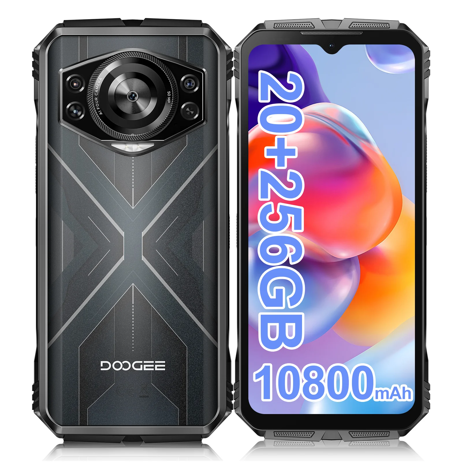 Global Version DOOGEE S Cyber Rugged Phone 6.58 